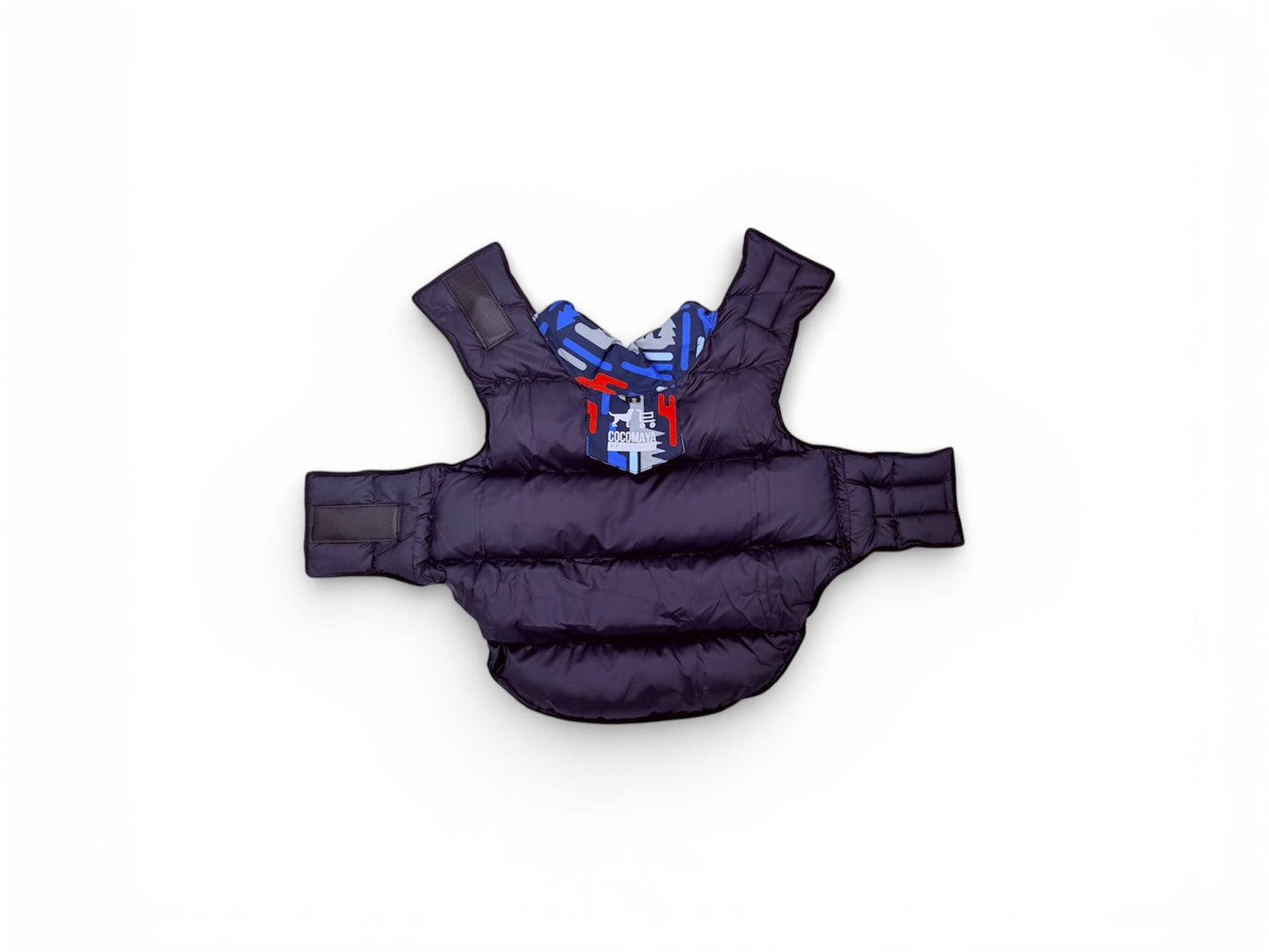 Dog Blue and Black Winter Adjustable Jacket