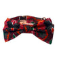 Red dog collar and bow